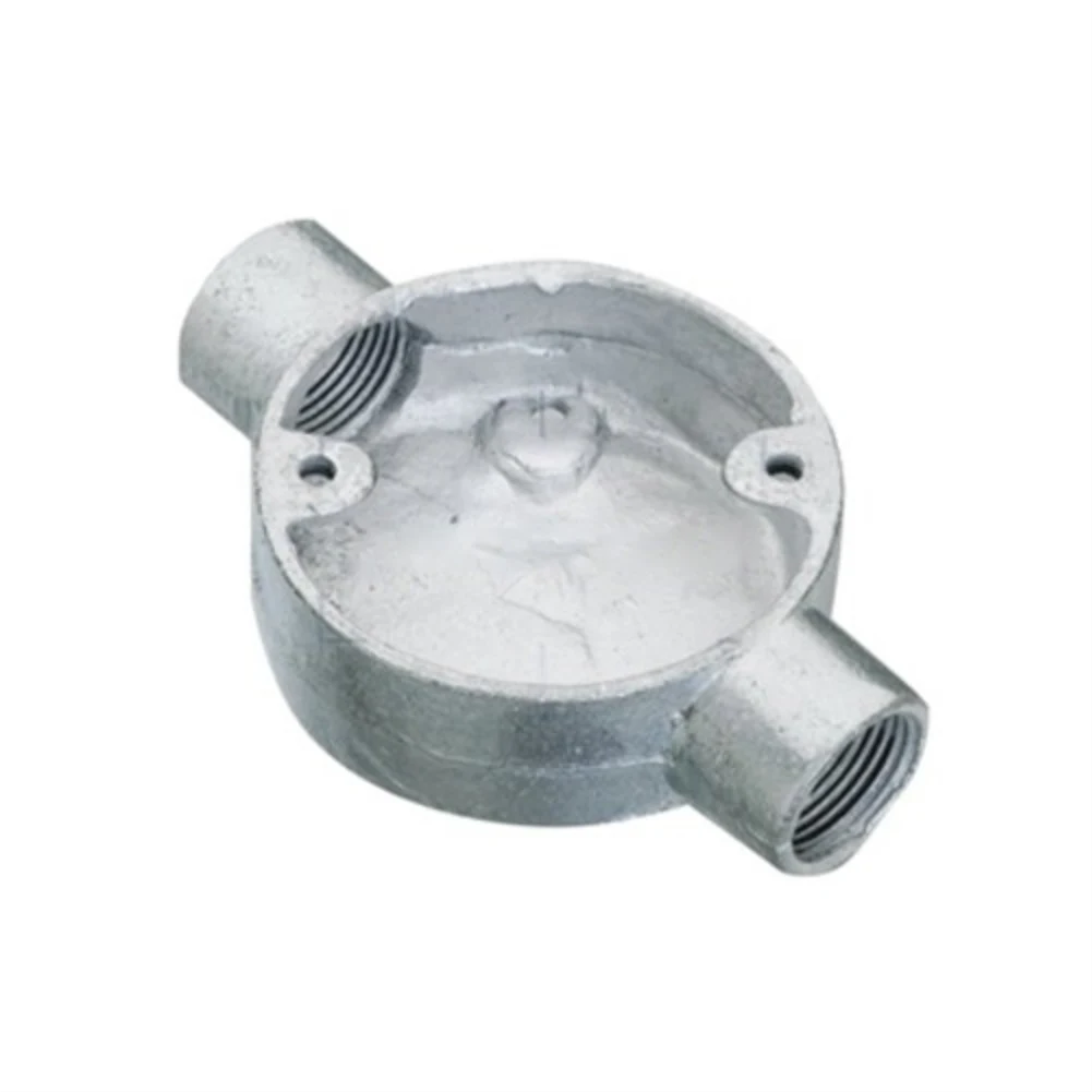 GI Two Way Junction Box for Electrical Conduit Installation